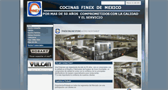 Desktop Screenshot of cocinas-finex.com